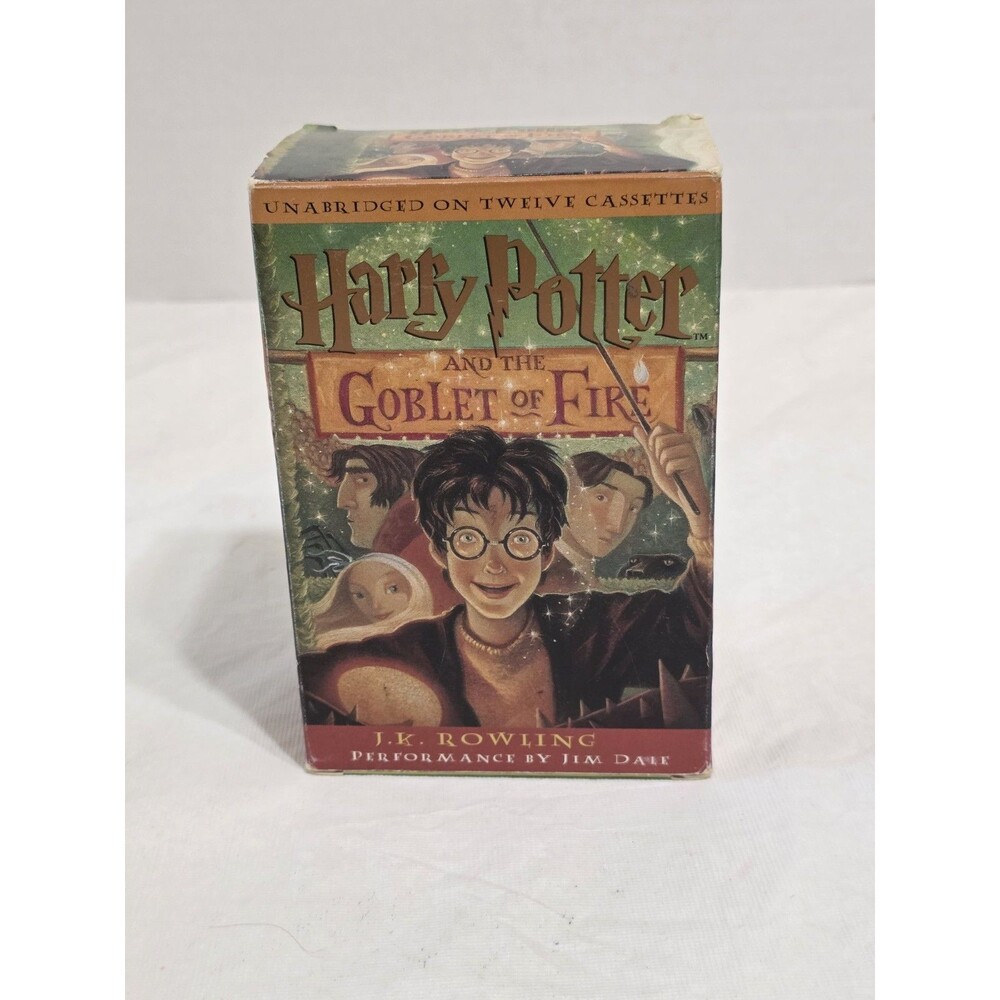 Harry Potter and the Goblet of Fire by J. K. Rowling Cassettes